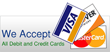 debit credit accepted
